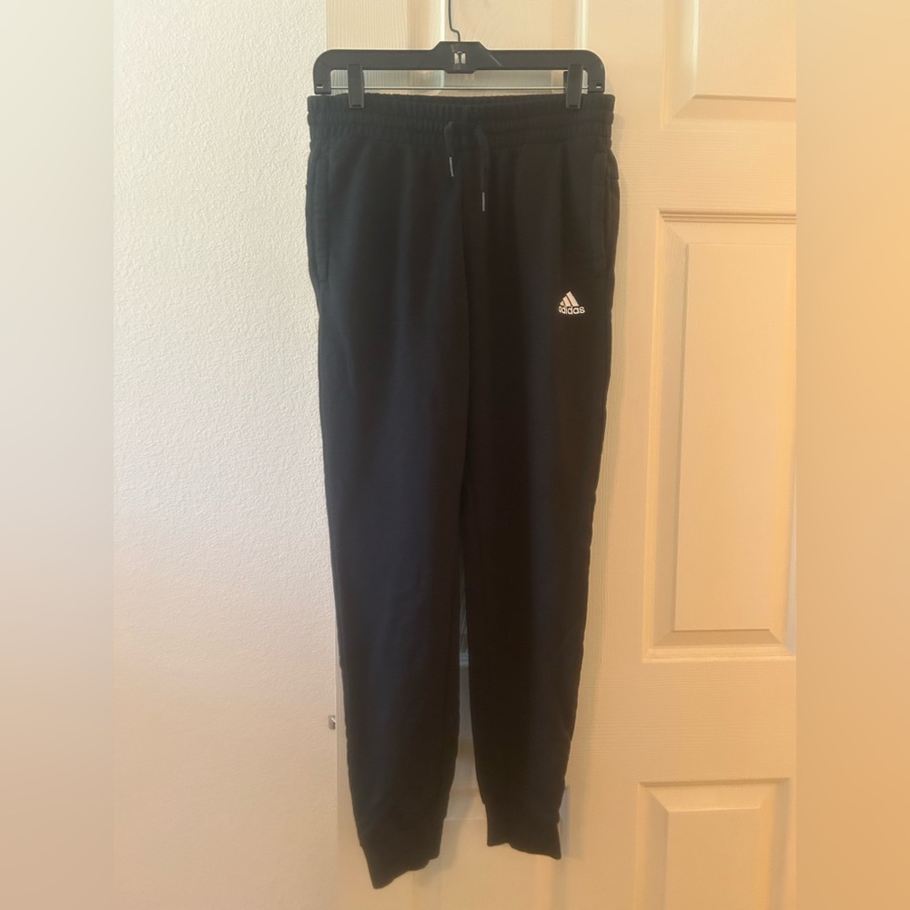 Adidas Black Joggers with Logo